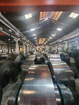 Calendering production