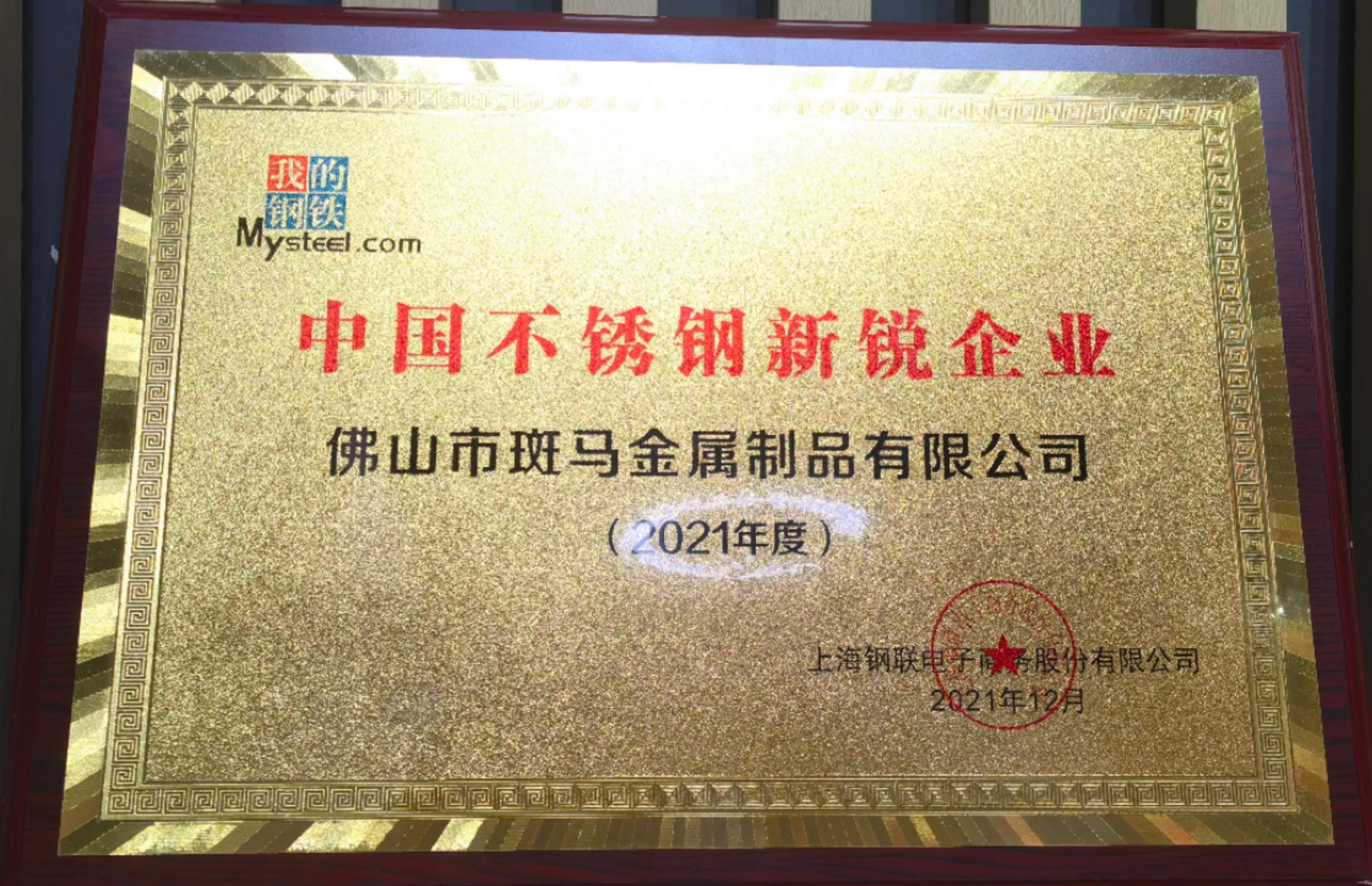 中国不锈钢新锐企业